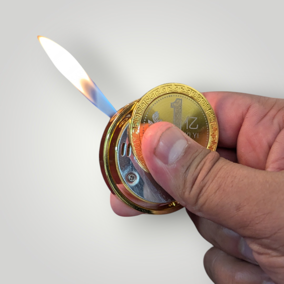 Coin Lighter in 2 Beautiful Colors