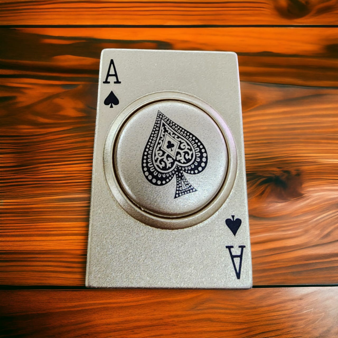Playing card Lighter Rotating Dial