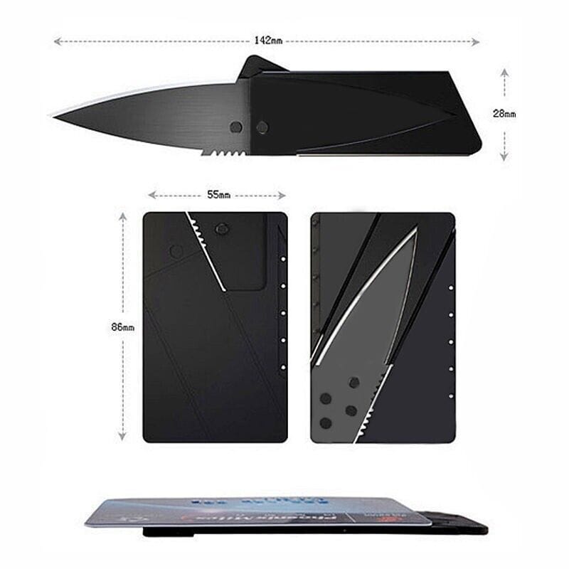Folding Knife for Wallet (Credit Card Size)