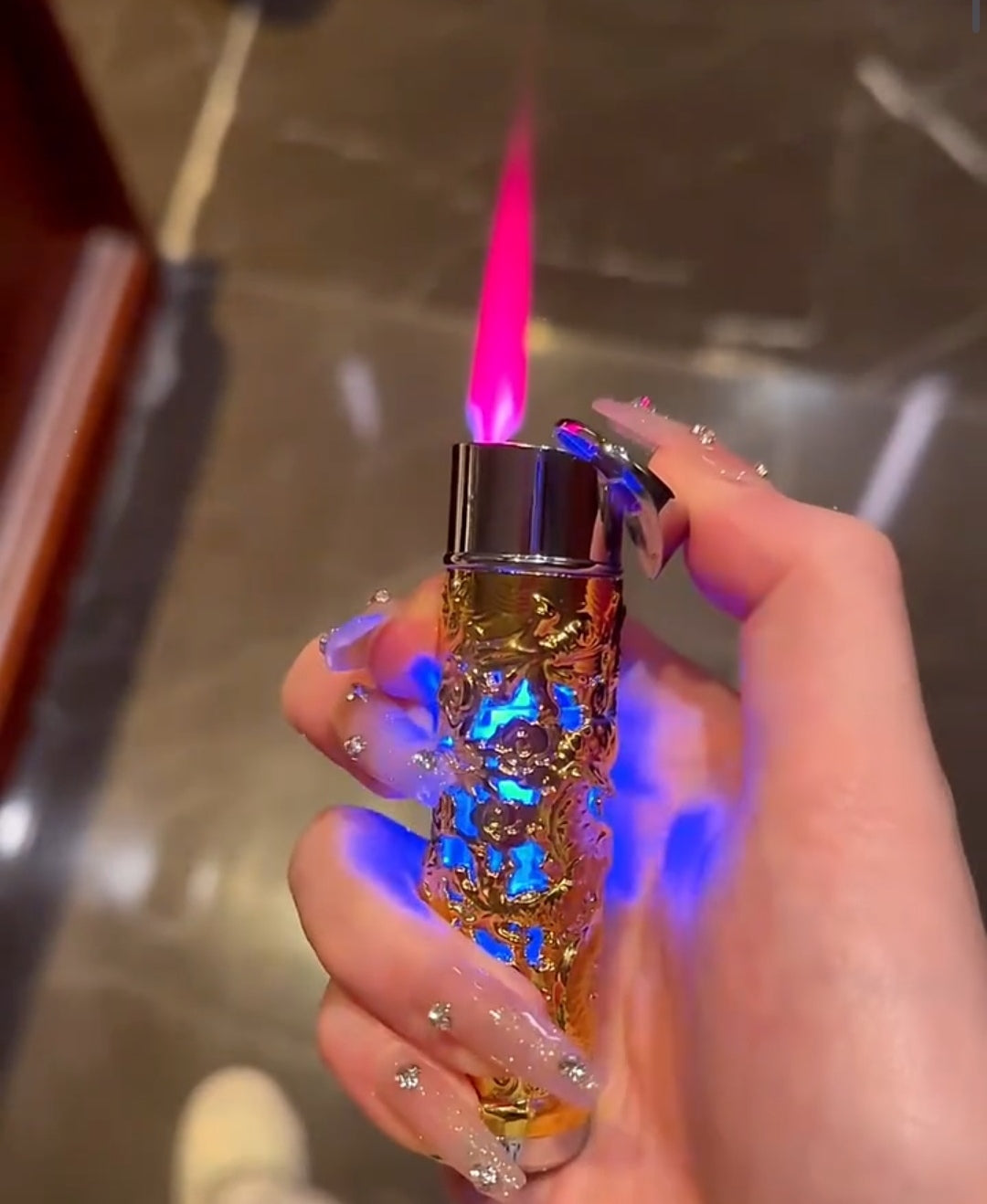 Dragon Red Flame Lighter – Windproof Jet Flame & Refillable