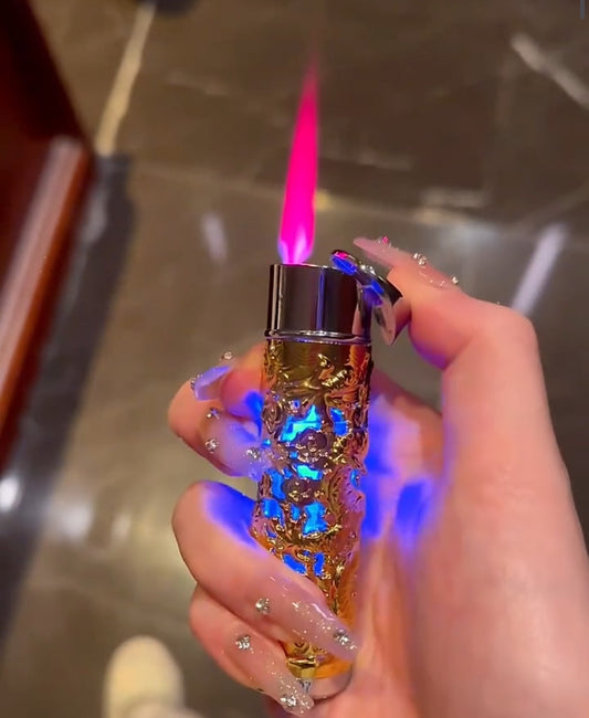 Dragon Red Flame Lighter – Windproof Jet Flame & Refillable